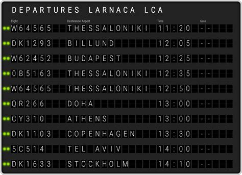 larnaca airport departures schedule.